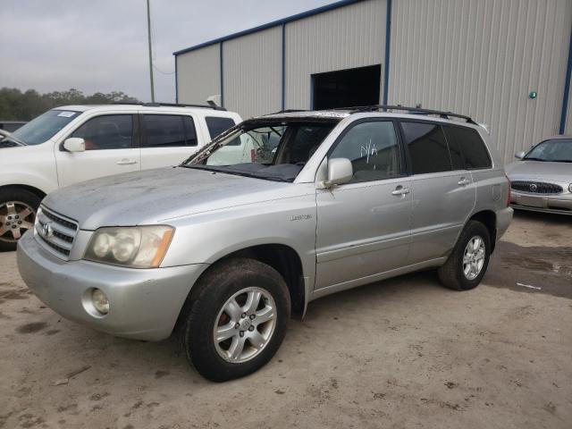 TOYOTA HIGHLANDER 2001 with VIN JTEHF21A210017352 - Photo from auction