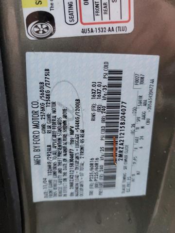 Photo 14 from auction – 2005 MERCURY MONTEREY C with VIN 2MRZA21215BJ04077