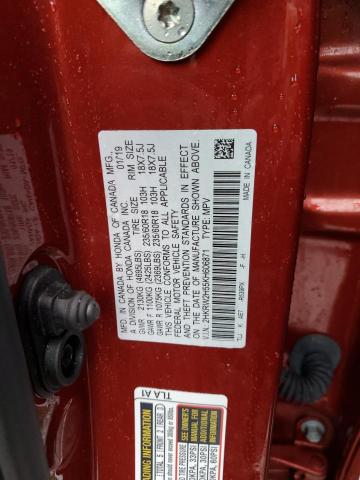 Photo 14 from auction – 2019 HONDA CR-V EX with VIN 2HKRW2H55KH606871