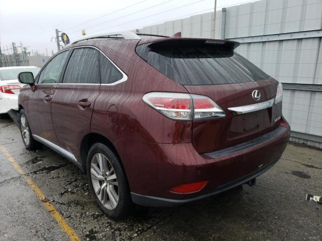 Photo 2 from auction – 2015 LEXUS RX 350 BAS with VIN 2T2BK1BA6FC291385