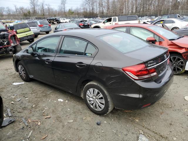 Photo 2 from auction – 2013 HONDA CIVIC LX with VIN 19XFB2F50DE033421