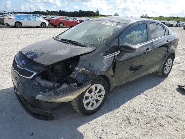KIA RIO LX 2014 with VIN KNADM4A36E6328501 - Photo from auction