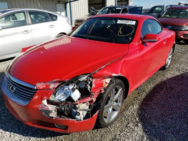 LEXUS SC 430 2002 with VIN JTHFN48Y520008299 - Photo from auction