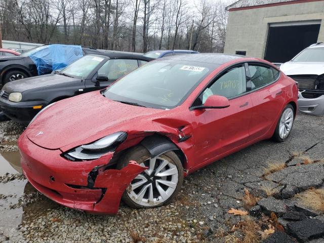 TESLA MODEL 3 2022 with VIN 5YJ3E1EA9NF288745 - Photo from auction