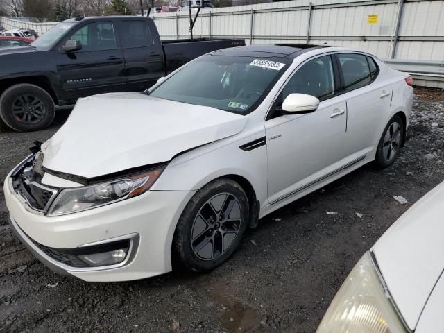 KIA OPTIMA HYB 2013 with VIN KNAGM4AD2D5047421 - Photo from auction