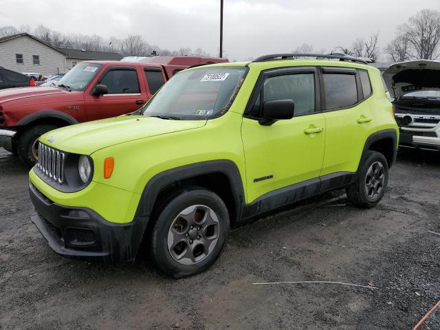 JEEP RENEGADE S 2017 with VIN ZACCJBABXHPF21075 - Photo from auction