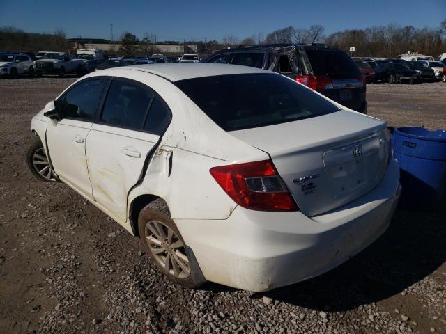 Photo 2 from auction – 2012 HONDA CIVIC EX with VIN 2HGFB2F8XCH521872
