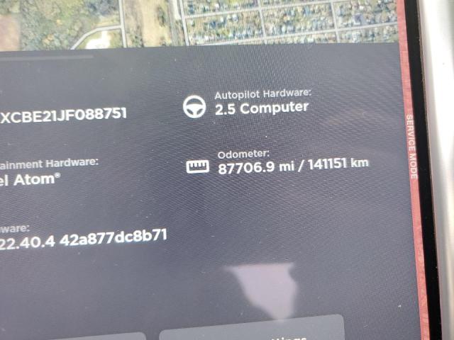 Photo 9 from auction – 2018 TESLA MODEL X with VIN 5YJXCBE21JF088751