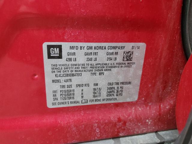 Photo 14 from auction – 2014 BUICK ENCORE with VIN KL4CJCSB9EB647013