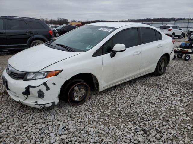 HONDA CIVIC LX 2012 with VIN 19XFB2F53CE094096 - Photo from auction