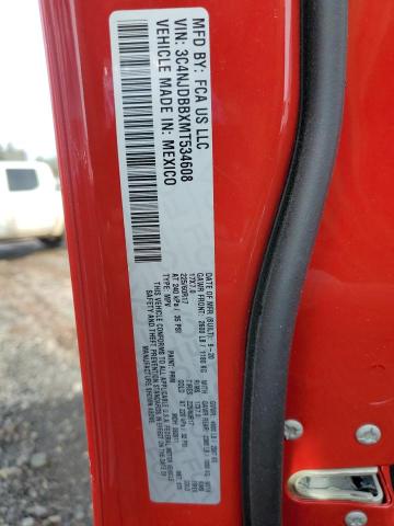 Photo 14 from auction – 2021 JEEP COMPASS LA with VIN 3C4NJDBBXMT534608