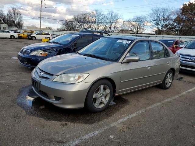 HONDA CIVIC EX 2004 with VIN 2HGES26704H586279 - Photo from auction