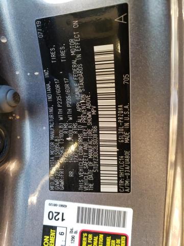 Photo 14 from auction – 2020 TOYOTA SIENNA XLE with VIN 5TDYZ3DC2LS038166