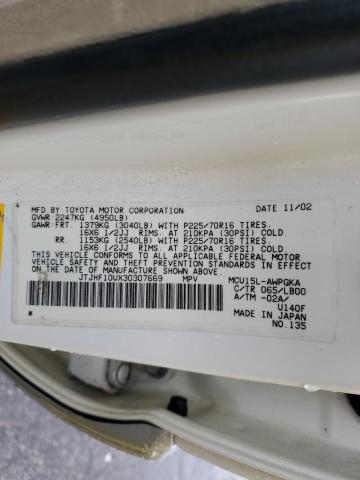 Zdjęcie 14 z aukcji – 2003 LEXUS RX 300 z VIN JTJHF10UX30307669