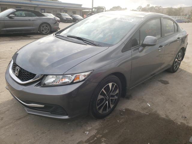 HONDA CIVIC EX 2013 with VIN 19XFB2F8XDE075895 - Photo from auction