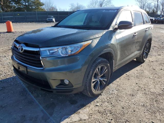 TOYOTA HIGHLANDER 2016 مع رقم تعريف المركبة 5TDJKRFH2GS268250 - صورة من المزاد
