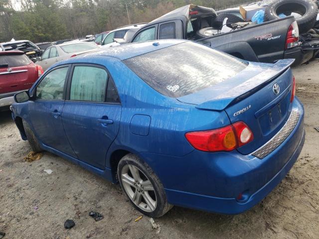 Photo 2 from auction – 2009 TOYOTA COROLLA XR with VIN 2T1BE40E99C026838