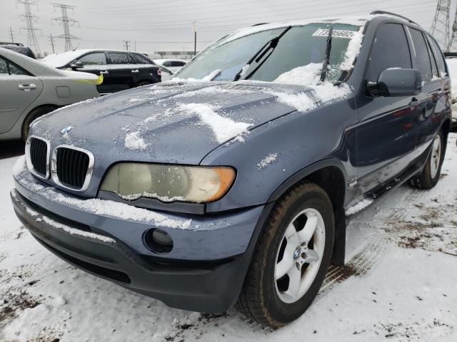 BMW X5 3.0I 2002 with VIN 5UXFA53552LP39893 - Photo from auction