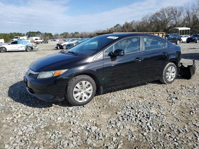 HONDA CIVIC LX 2012 with VIN 19XFB2F58CE064995 - Photo from auction