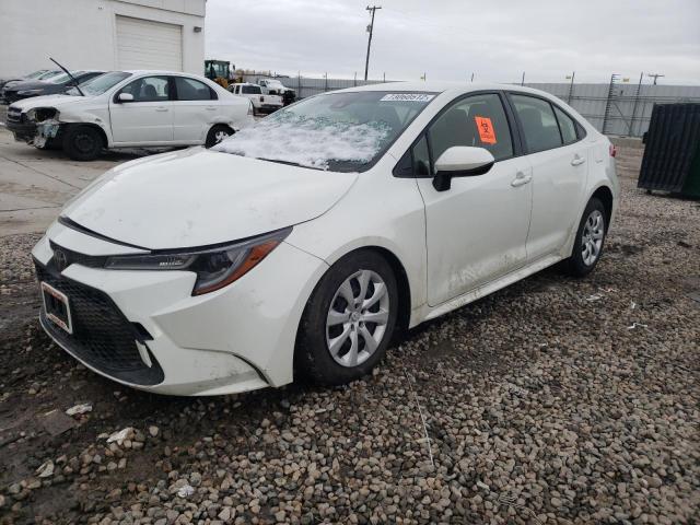TOYOTA COROLLA LE 2021 with VIN JTDEPMAE9MJ170263 - Photo from auction