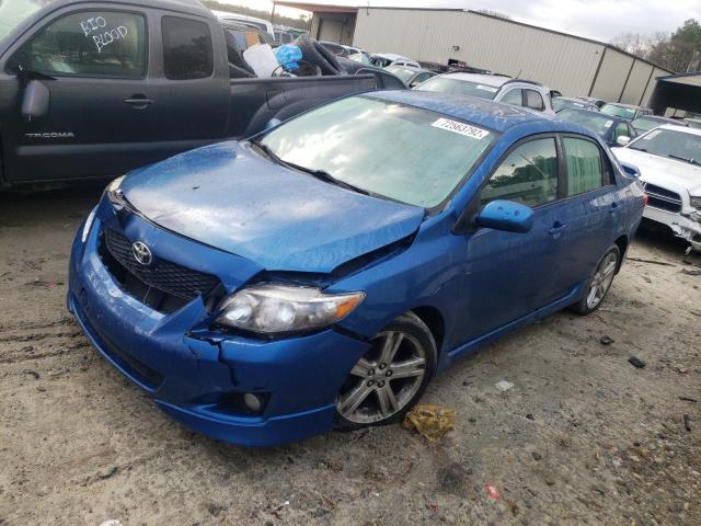 TOYOTA COROLLA XR 2009 with VIN 2T1BE40E99C026838 - Photo from auction