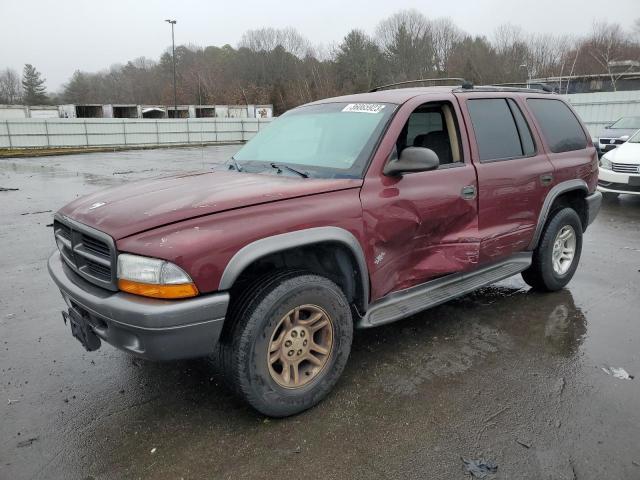 DODGE DURANGO SP 2002 with VIN 1B4HS38N02F186960 - Photo from auction