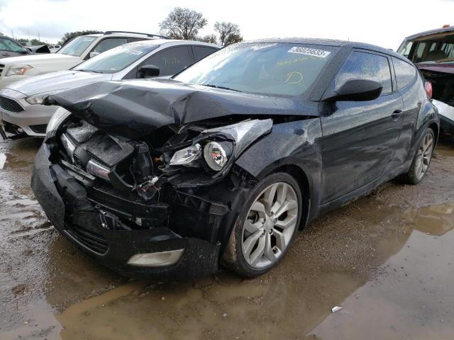 HYUNDAI VELOSTER 2015 with VIN KMHTC6AD8FU235252 - Photo from auction