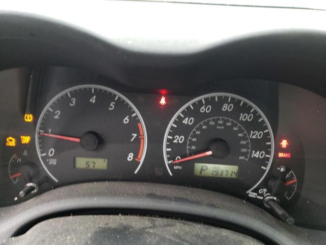 Photo 9 from auction – 2012 TOYOTA COROLLA BA with VIN 5YFBU4EE4CP045977