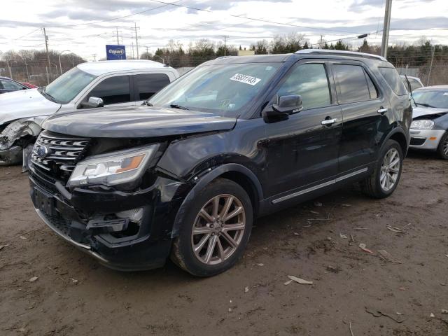 FORD EXPLORER L 2017 with VIN 1FM5K8F84HGC36838 - Photo from auction