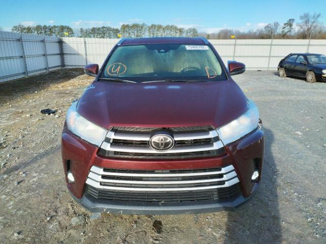 Photo 5 from auction – 2018 TOYOTA HIGHLANDER with VIN 5TDKZRFH4JS238903