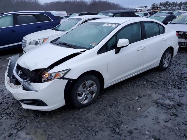 HONDA CIVIC LX 2013 with VIN 19XFB2F58DE263322 - Photo from auction