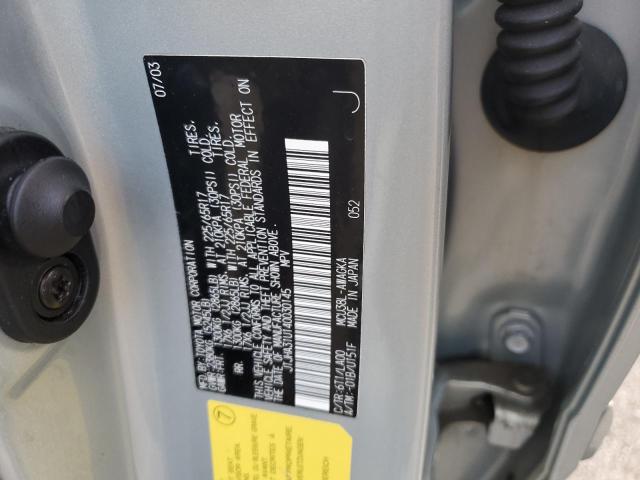 Photo 14 from auction – 2004 LEXUS RX 330 with VIN JTJHA31U140030145