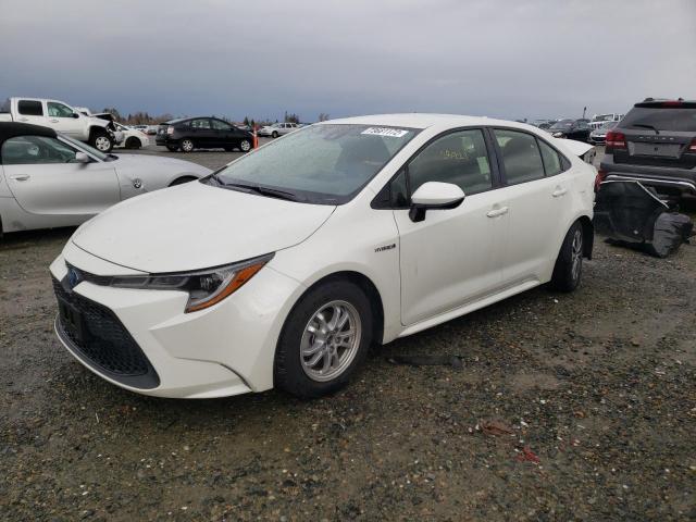 TOYOTA COROLLA LE 2020 with VIN JTDEBRBE4LJ023809 - Photo from auction
