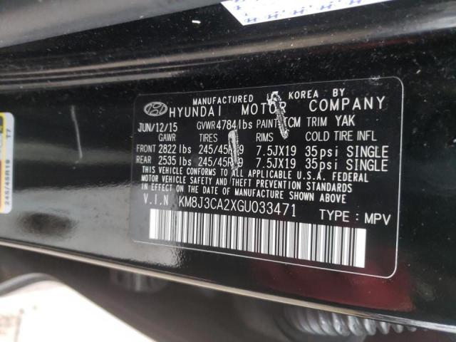 Photo 14 from auction – 2016 HYUNDAI TUCSON LIM with VIN KM8J3CA2XGU033471