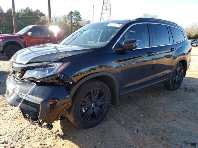 HONDA PILOT SE 2022 with VIN 5FNYF5H27NB031792 - Photo from auction