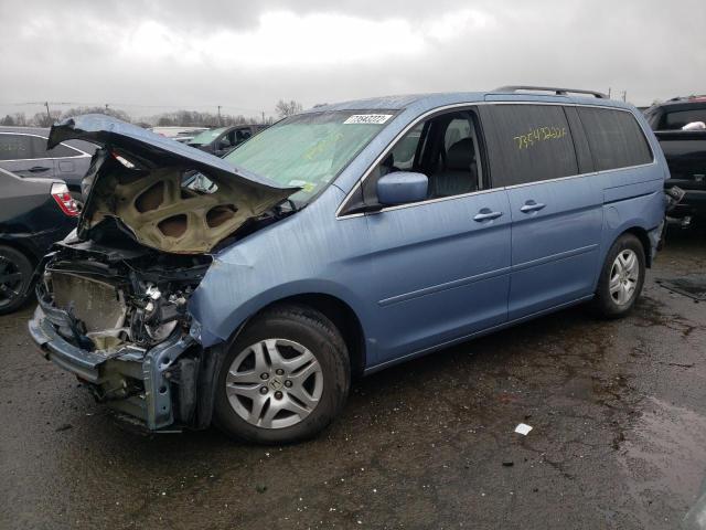HONDA ODYSSEY EX 2007 with VIN 5FNRL38787B082203 - Photo from auction