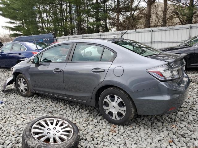Photo 2 from auction – 2013 HONDA CIVIC HYBR with VIN 19XFB4F37DE202702