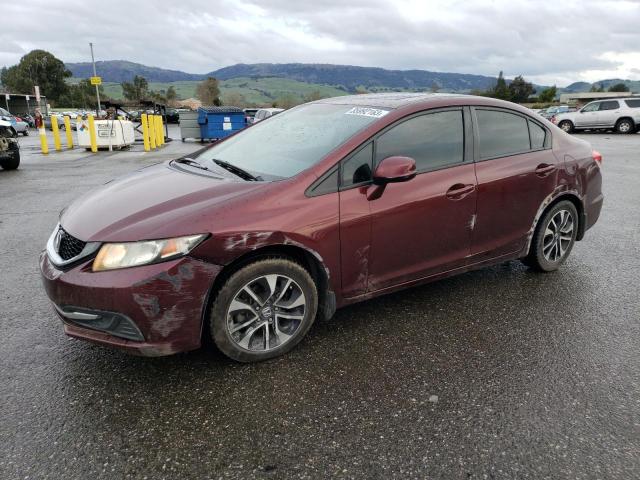 HONDA CIVIC EX 2013 with VIN 19XFB2F87DE039047 - Photo from auction