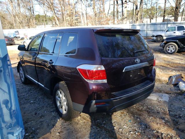 Photo 2 from auction – 2013 TOYOTA HIGHLANDER with VIN 5TDZA3EHXDS045387