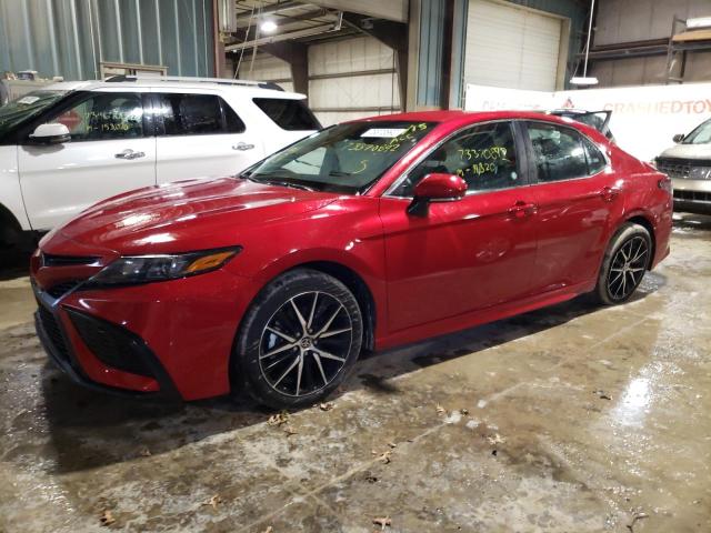 TOYOTA CAMRY SE 2022 with VIN 4T1G11AK7NU034336 - Photo from auction