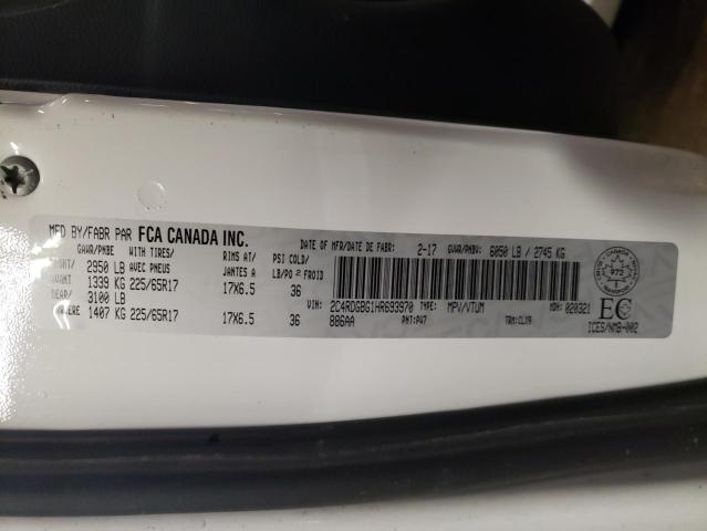 Photo 14 from auction – 2017 DODGE GRAND CARA with VIN 2C4RDGBG1HR693970