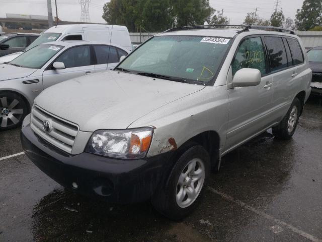 TOYOTA HIGHLANDER 2006 with VIN JTEGD21A260138603 - Photo from auction