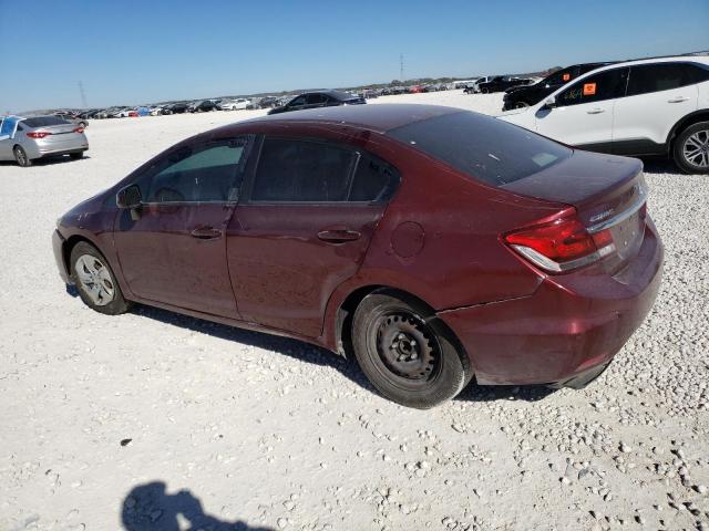 Photo 2 from auction – 2013 HONDA CIVIC LX with VIN 2HGFB2F50DH576659