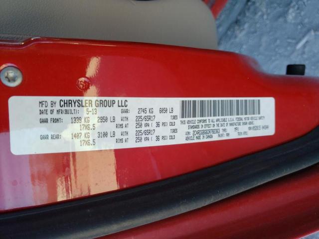 Photo 14 from auction – 2013 DODGE GRAND CARA with VIN 2C4RDGBG6DR782363