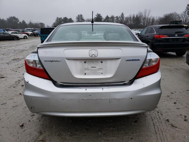 Photo 6 from auction – 2012 HONDA CIVIC HYBR with VIN JHMFB4F36CS002291