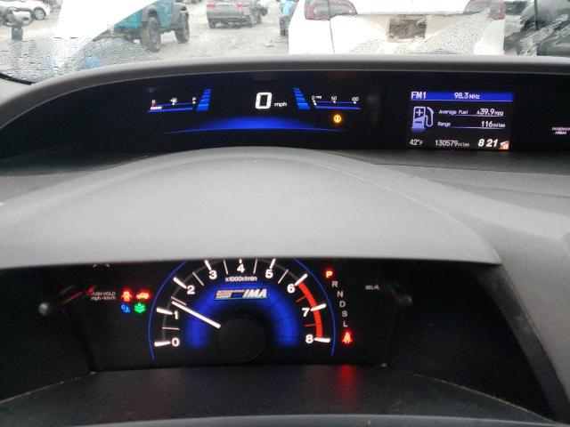 Photo 9 from auction – 2012 HONDA CIVIC HYBR with VIN JHMFB4F36CS002291