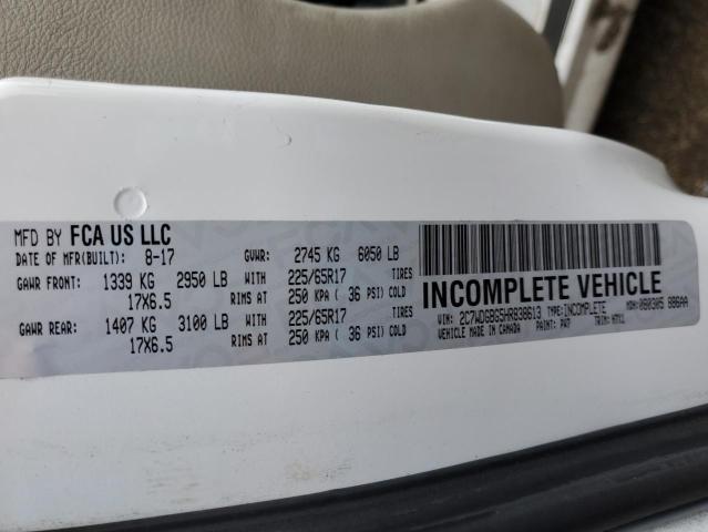 Photo 14 from auction – 2017 DODGE GRAND CARA with VIN 2C7WDGBG5HR838613