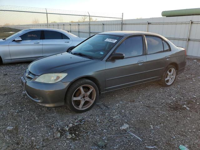 HONDA CIVIC LX 2004 with VIN 2HGES15564H551465 - Photo from auction