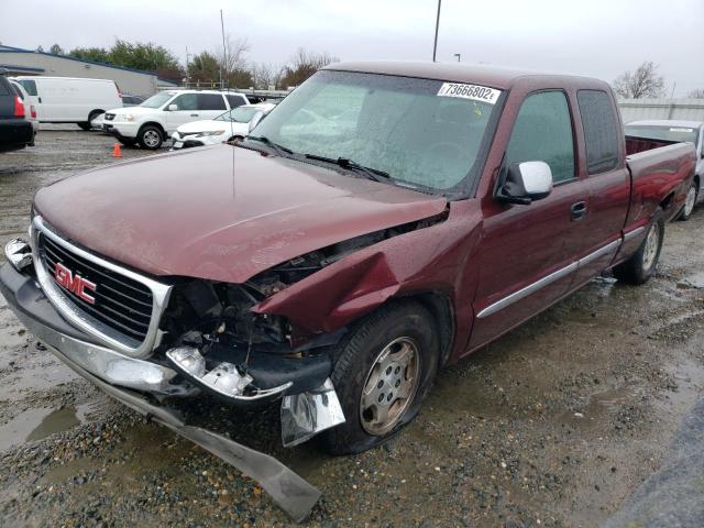 GMC NEW SIERRA 2001 with VIN 2GTEC19V911254846 - Photo from auction