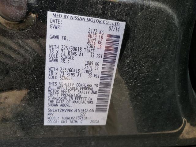 Photo 14 from auction – 2014 NISSAN ROGUE S with VIN 5N1AT2MV9EC859036